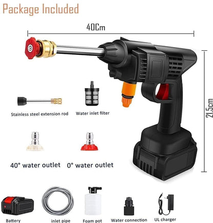 AROS High-Pressure Washer – Portable Car & Home Cleaning Gun
